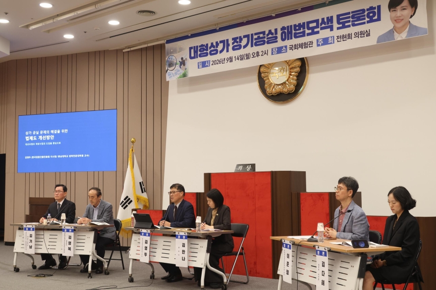 전현희 상가공실 토론회, 김영두 이사장 발제